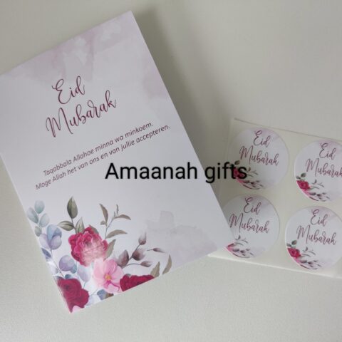 Eid mubarak wenskaarten