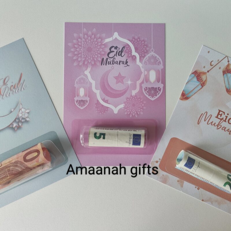 Eid mubarak Geldkaart met geldhouder