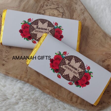 Henna chocolade bedankjes